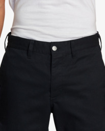 7 New Dawn Chinos Black AVYNP00206 RVCA