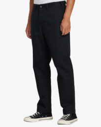 3 New Dawn Chinos Black AVYNP00206 RVCA