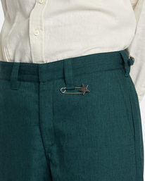 2 Spun Spirit Studio - Pantalon chino Unisexe Vert AVYNP00216 RVCA