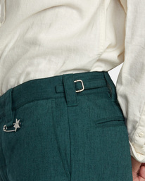 7 Spun Spirit Studio - Pantalon chino Unisexe Vert AVYNP00216 RVCA