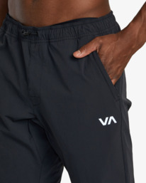 2 Spectrum Tech - Technical Chinos for Men Black AVYNP00218 RVCA