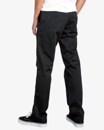 2 The Weekend Stretch - Straight Fit Trousers for Men Black AVYNP00224 RVCA