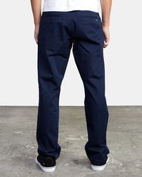 The Weekend Stretch - Straight Fit Trousers for Men  AVYNP00224