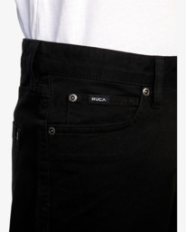 3 Daggers Twill Slim Fit Pants Black AVYNP00225 RVCA
