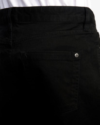 4 Daggers Twill Slim Fit Pants Black AVYNP00225 RVCA