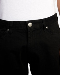5 Daggers Twill Slim Fit Pants Black AVYNP00225 RVCA