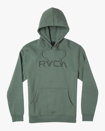 0 Radar Pullover Hoodie Blue AVYSF00151 RVCA