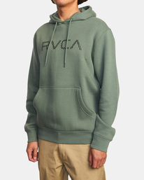 4 Radar Pullover Hoodie Blue AVYSF00151 RVCA