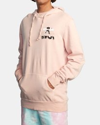 4 RVCA x Jesse Lortz Pullover Hoodie Multicolor AVYSF00152 RVCA