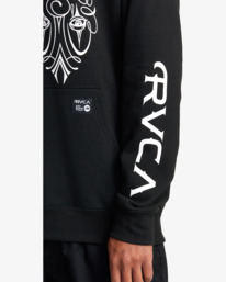 14 Mister Cartoon Clowns Pullover Hoodie Black AVYSF00195 RVCA