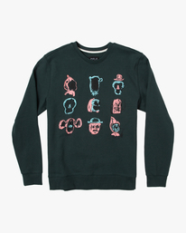 0 Crewneck Sweatshirt Green AVYSF00208 RVCA