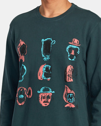3 Crewneck Sweatshirt Green AVYSF00208 RVCA