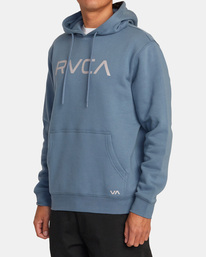 3 Big RVCA Pullover Hoodie Blue AVYSF00223 RVCA