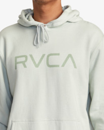 3 Big RVCA Pullover Hoodie Grey AVYSF00223 RVCA