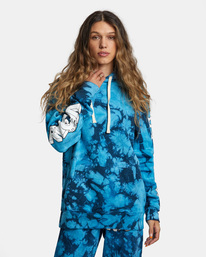 9 Freaktopia Hoodie White AVYSF00226 RVCA