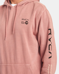 3 ANP Pigment Pullover Hoodie  AVYSF00229 RVCA
