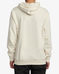 rvca, Andrew Pommier Flower Friend Hoodie, LATTE (tfh0) Andrew Pommier Flower Friend - Hoodie for Men AVYSF00231