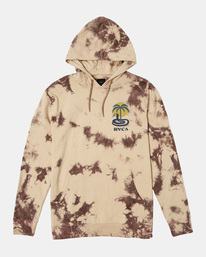 rvca, Cobra Mirage - Sudadera con Capucha para Hombre, KHAKI TIE DYE (tlfw) Cobra Mirage - Hoodie for Men AVYSF00234
