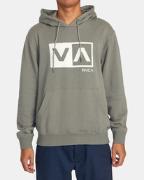 1 Balance Box Pullover Hoodie Green AVYSF00253 RVCA