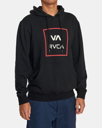 5 VA All The Way Pullover Hoodie Black AVYSF00254 RVCA