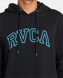 3 Hastings Pullover Hoodie Black AVYSF00260 RVCA