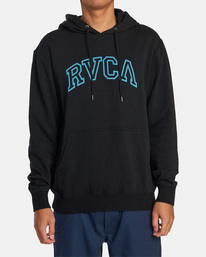 1 Hastings Pullover Hoodie Black AVYSF00260 RVCA
