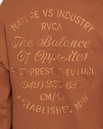 5 Balance Café - Sweatshirt für Männer Braun AVYSF00284 RVCA