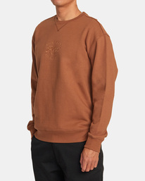 3 Balance Café - Sweatshirt für Männer Braun AVYSF00284 RVCA