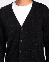 3 Undone Cardigan Black AVYSW00123 RVCA