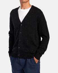 4 Undone Cardigan Black AVYSW00123 RVCA