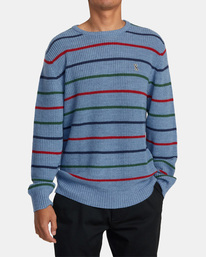 YALLA STRIPE CREW SWEATER  AVYSW00129