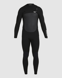 1 3/2mm Balance - Chest Zip Wetsuit for Men Black AVYW100100 RVCA