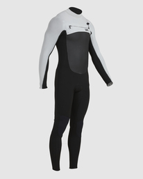5 3/2 Balance Chest Zip Fullsuit Grey AVYW100100 RVCA