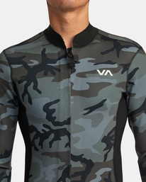 7 2mm Balance Front Zip Wetsuit Jacket Brown AVYW800100 RVCA
