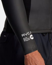 10 2mm Benji ANP Front Zip Wetsuit Jacket Black AVYW800102 RVCA