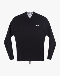 1 2mm Balance Back Zip Wetsuit Jacket Black AVYW800103 RVCA