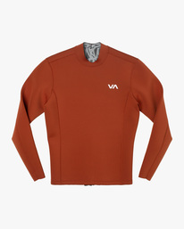 0 2mm Balance Back Zip Wetsuit Jacket Red AVYW800103 RVCA