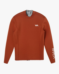 2 2mm Balance Back Zip Wetsuit Jacket Red AVYW800103 RVCA