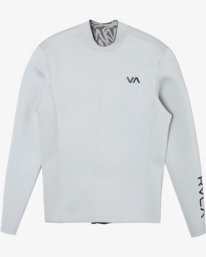 3 2mm Balance Back Zip Wetsuit Jacket Grey AVYW800103 RVCA