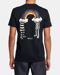 3 RVCA - Short Sleeve Rash Vest for Men Black AVYWR00116 RVCA