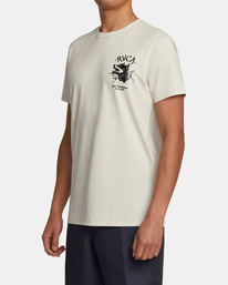 5 RVCA Ander Short Sleeve Rashguard White AVYWR00116 RVCA