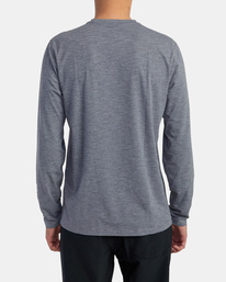 2 RVCA Long Sleeve Rashguard Grey AVYWR00117 RVCA