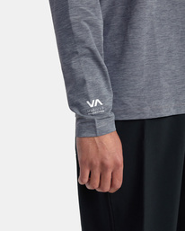 7 RVCA Long Sleeve Rashguard Grey AVYWR00117 RVCA