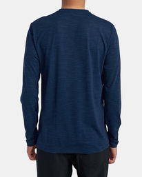2 RVCA Long Sleeve Rashguard Blue AVYWR00117 RVCA
