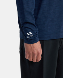 7 RVCA Long Sleeve Rashguard Blue AVYWR00117 RVCA