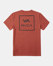 1 RVCA Short Sleeve Rashguard Orange AVYWR00118 RVCA