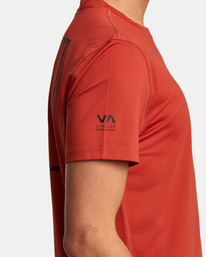 8 RVCA Short Sleeve Rashguard Orange AVYWR00118 RVCA