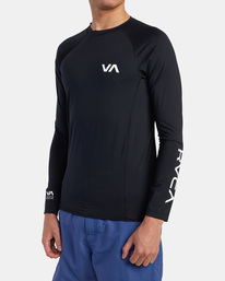 6 RVCA - Langärmliger Rashguard für Männer Schwarz AVYWR00119 RVCA