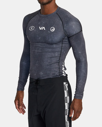 1 Ruotolo Brothers Sport Long Sleeve Rashguard Black AVYWR03000 RVCA