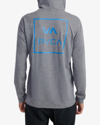 RVCA Surf - Long Sleeve Hooded Surf T-Shirt for Men  AVYWR03003